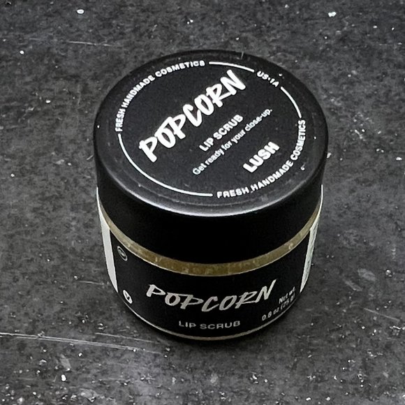 LUSH Retro Limited Edition Kitchen Exclusive Popcorn Lip Scrub, 0.8 oz. - Picture 2 of 7